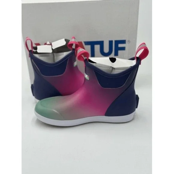 XTRATUF Women's Ankle Deck Boot Purple Aurora New In Box Size 9 - Picture 5 of 8